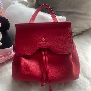 Nanette lepore red purse/backpack